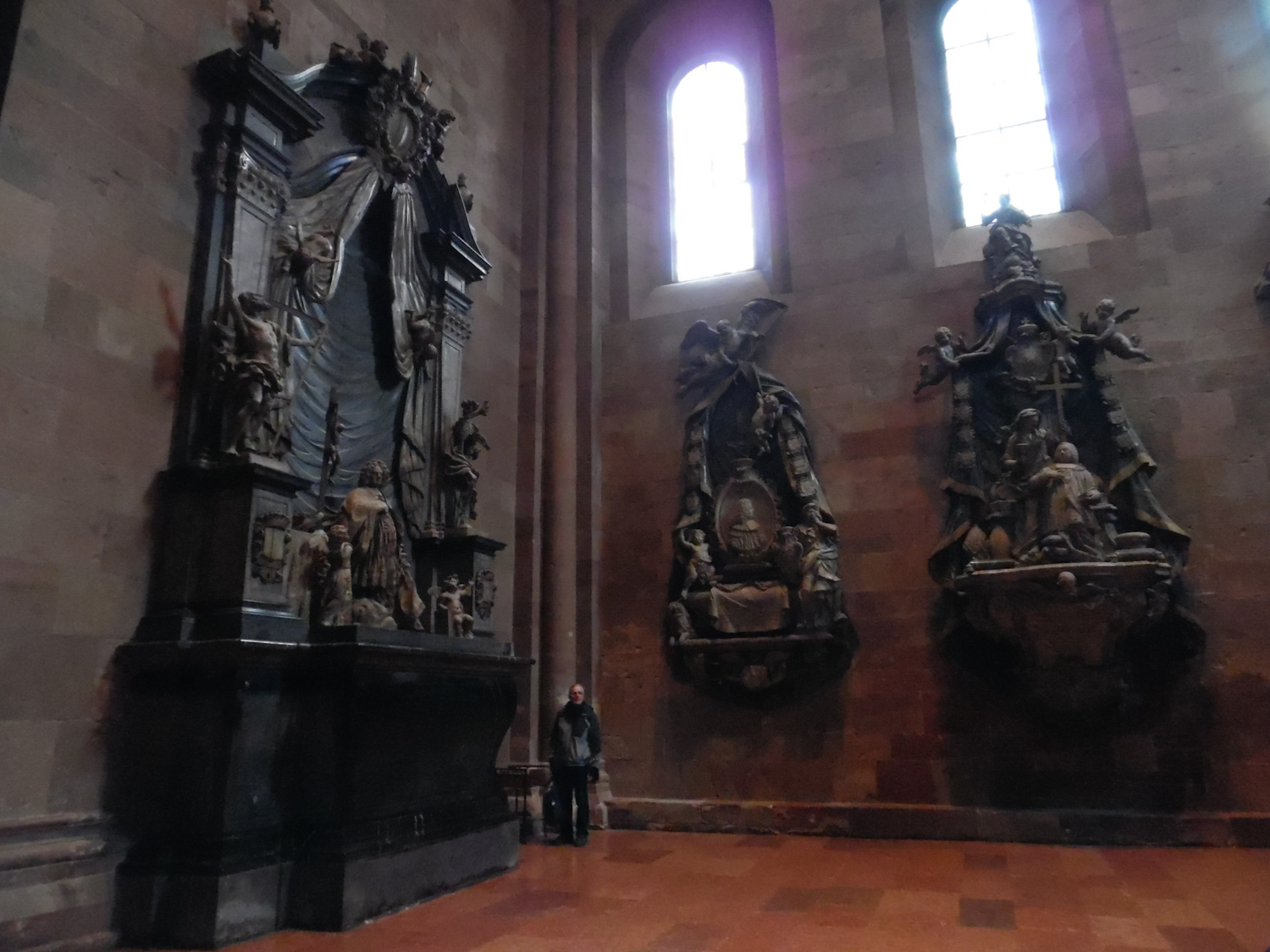 Inside the 10th century Mainz Cathedral